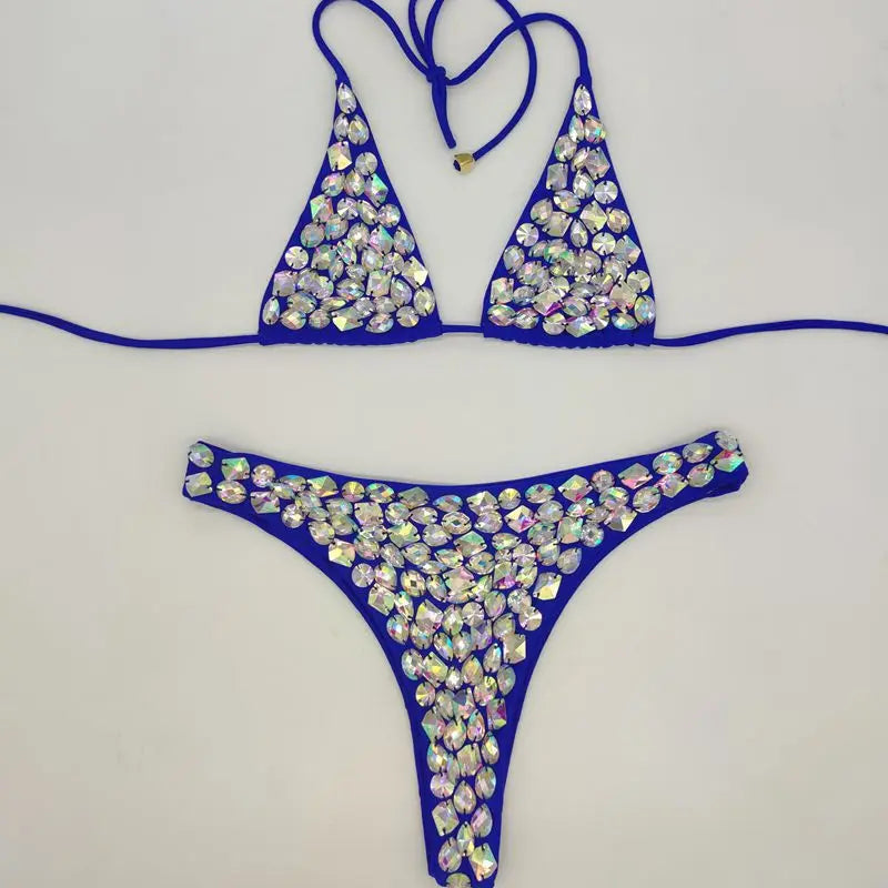 Luxury Brazilian Bikini Set - Crystal