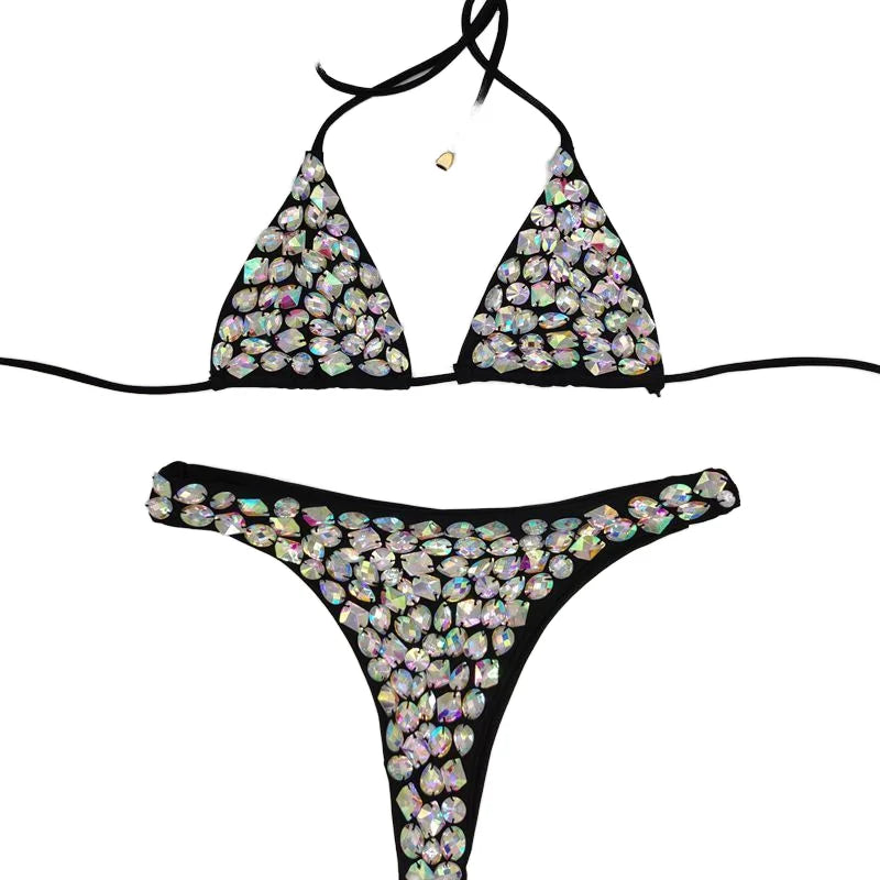 Luxury Brazilian Bikini Set - Crystal