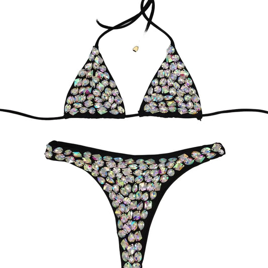 Luxury Brazilian Bikini Set - Crystal