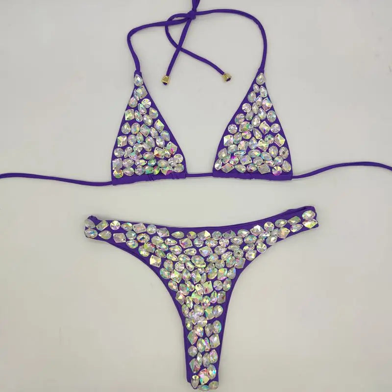 Luxury Brazilian Bikini Set - Crystal