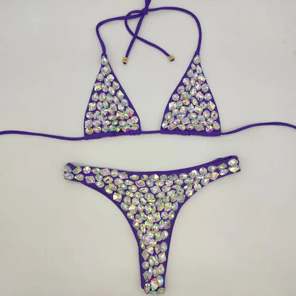 Luxury Brazilian Bikini Set - Crystal