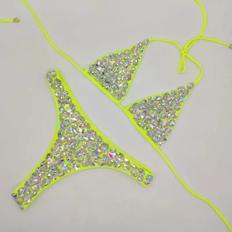 Luxury Brazilian Bikini Set - Crystal