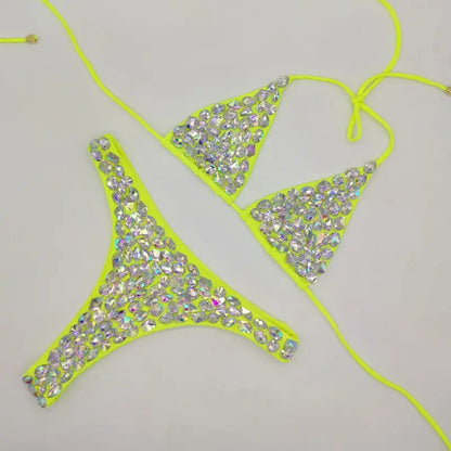 Luxury Brazilian Bikini Set - Crystal