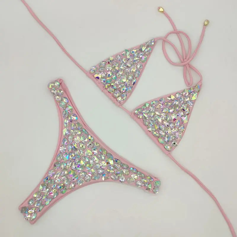 Luxury Brazilian Bikini Set - Crystal