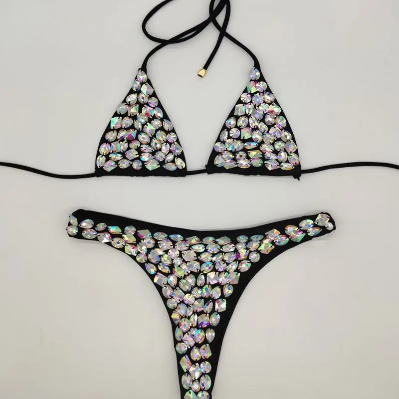 Luxury Brazilian Bikini Set - Crystal